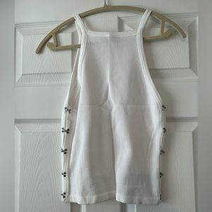 Zara White Tank Top
